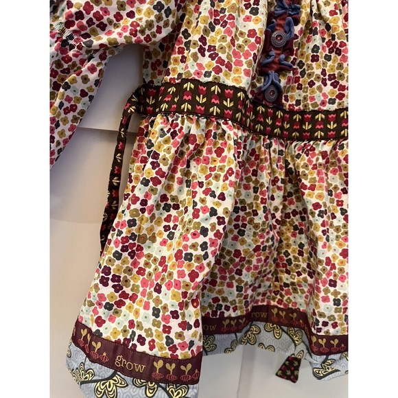 Girls Matilda Jane Character Counts Grow Beets Blouse Floral Shirt Size 8 - Picture 5 of 6